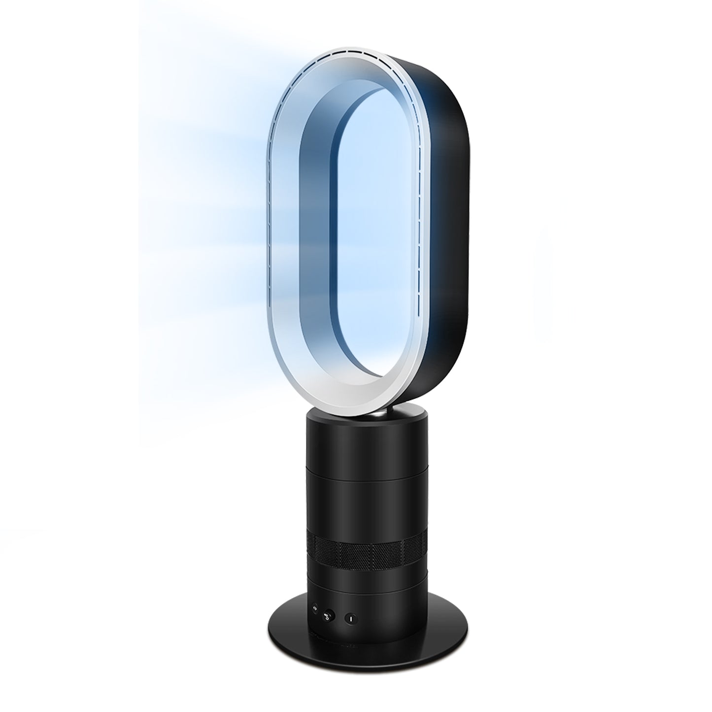 Simplelux 27 Inch Bladeless Tower Fan, Black