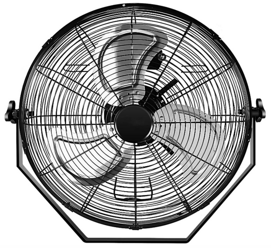 Simplelux 18 Inch Industrial Wall Mount Fan