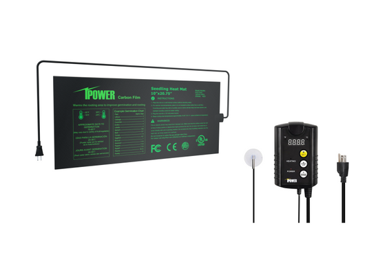 Simplelux Warm Hydroponic Seedling Heat Mat with Digital Thermostat Controller