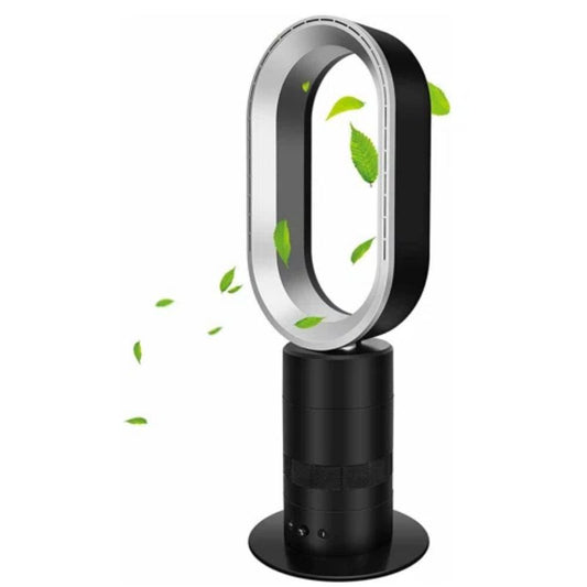 Simplelux 27 Inch Bladeless Tower Fan, Black