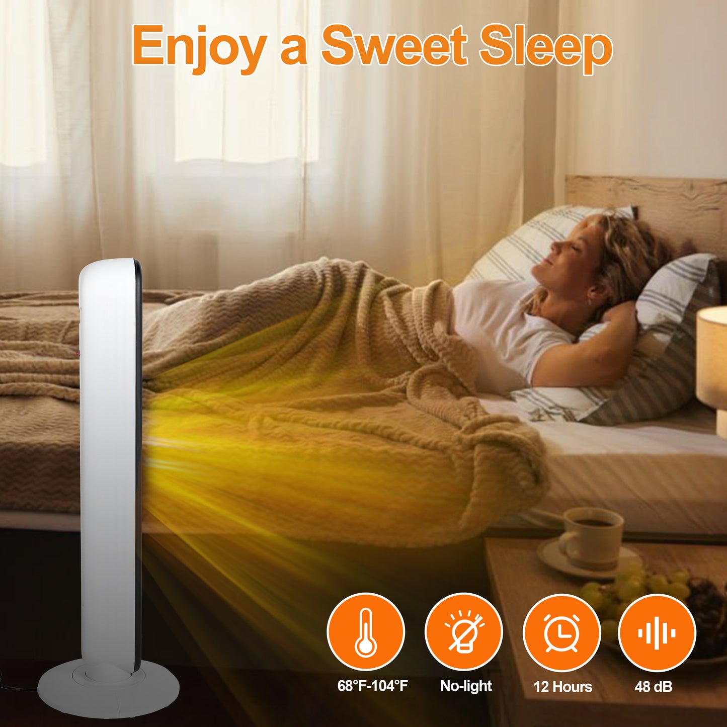 Simplelux PTC Ceramic Heating Fan-28inch