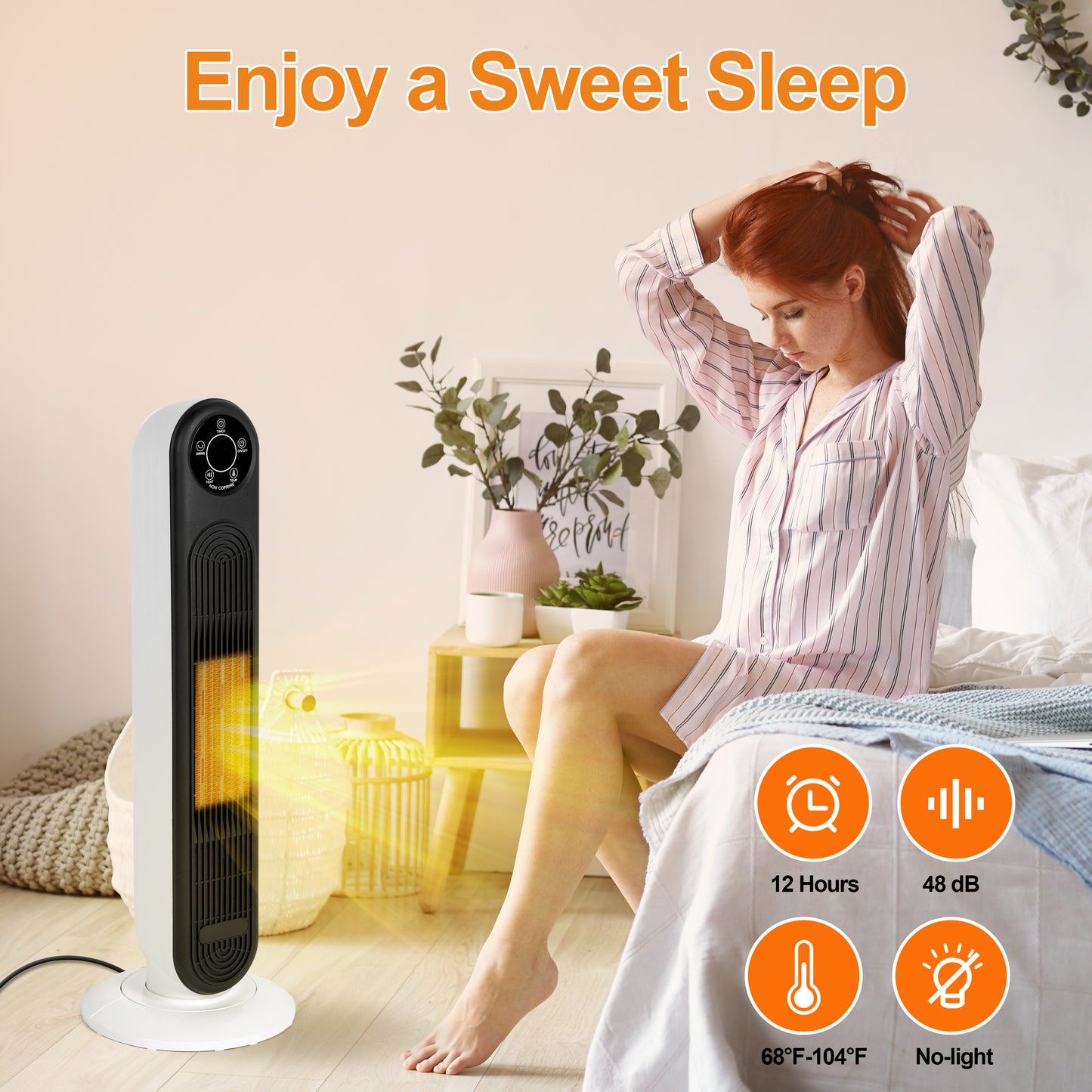 Simplelux PTC Ceramic Heating Fan-28inch