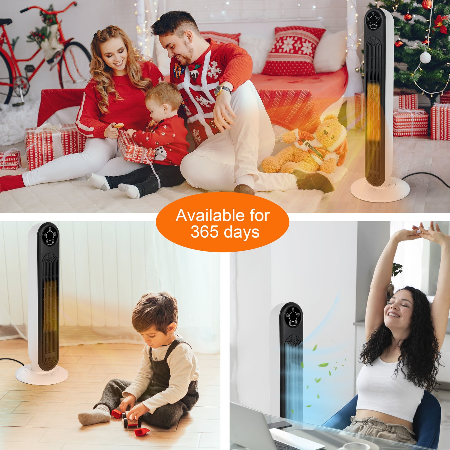 Simplelux PTC Ceramic Heating Fan-28inch