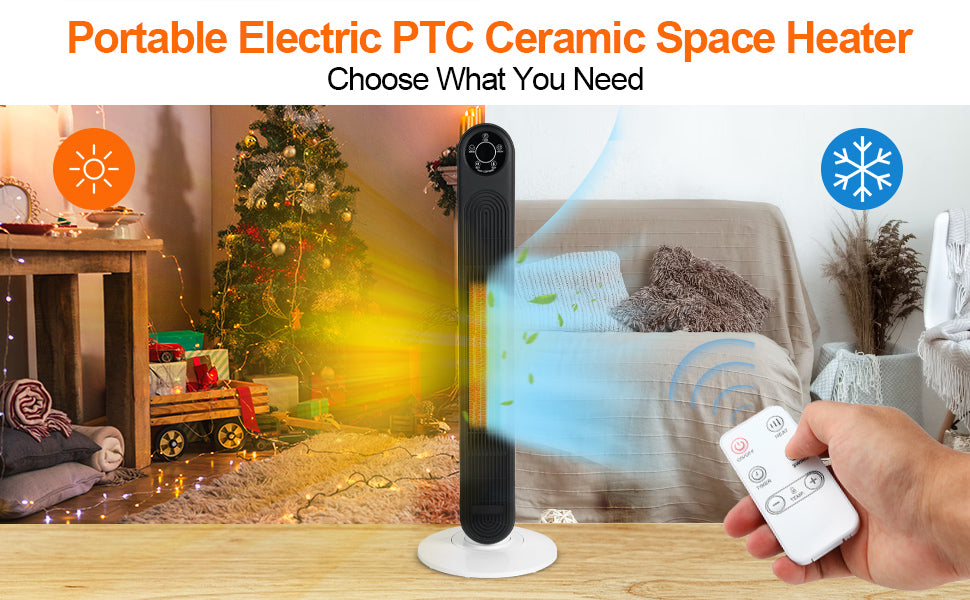 Simplelux PTC Ceramic Heating Fan- 35inch