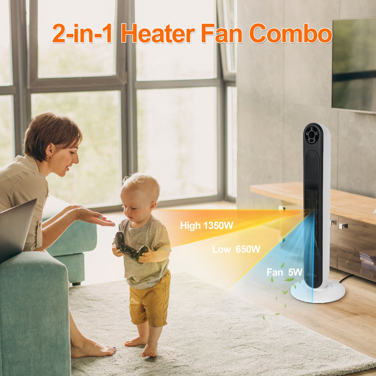 Simplelux PTC Ceramic Heating Fan-28inch