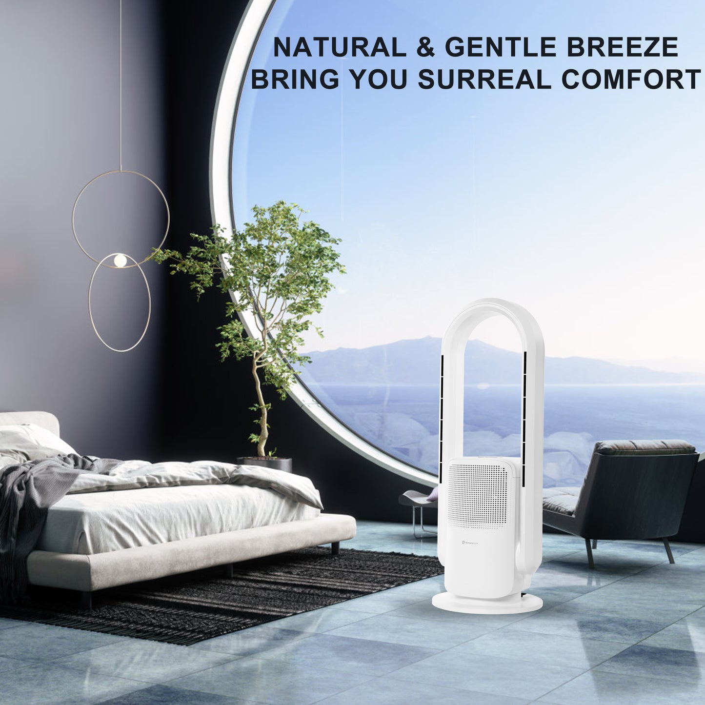 Simplelux Smart Air Purify Bladeless Fan 28inch