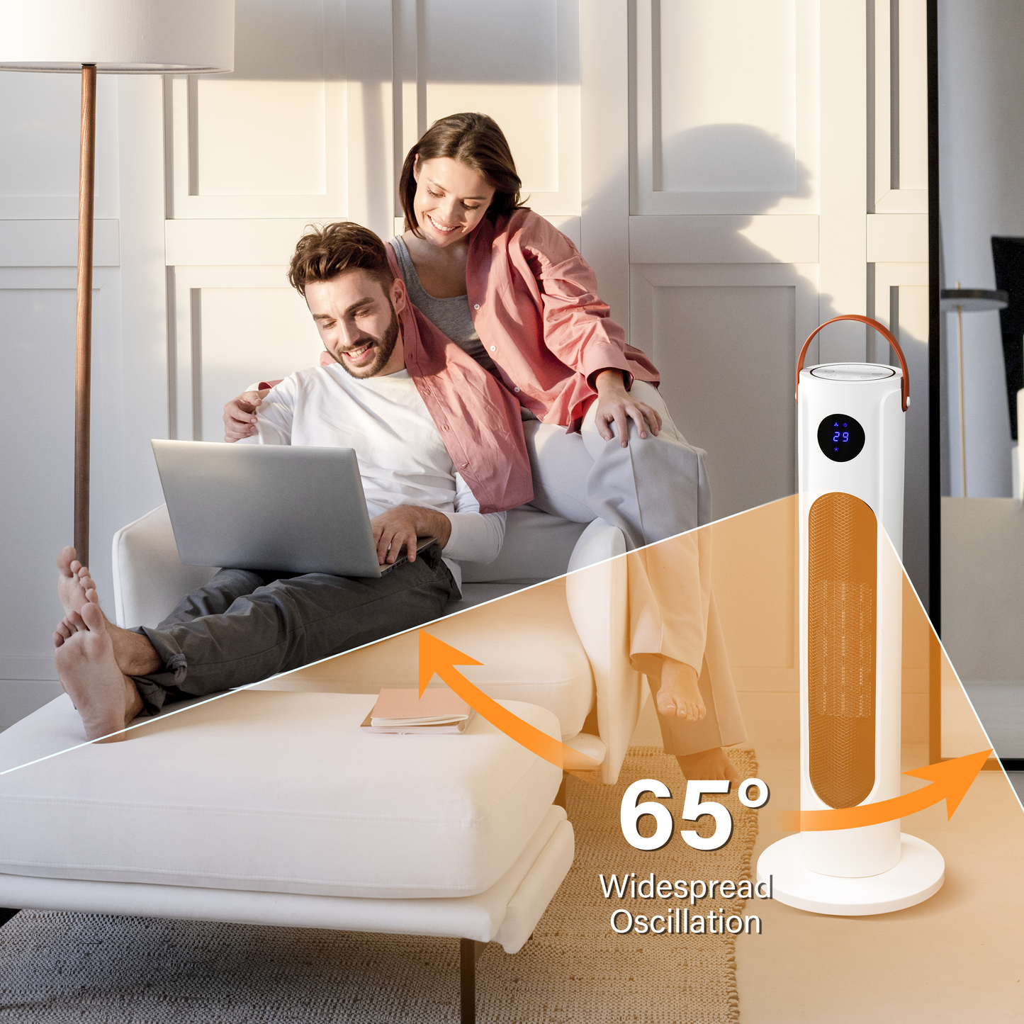 Simplelux Heater Fan, White