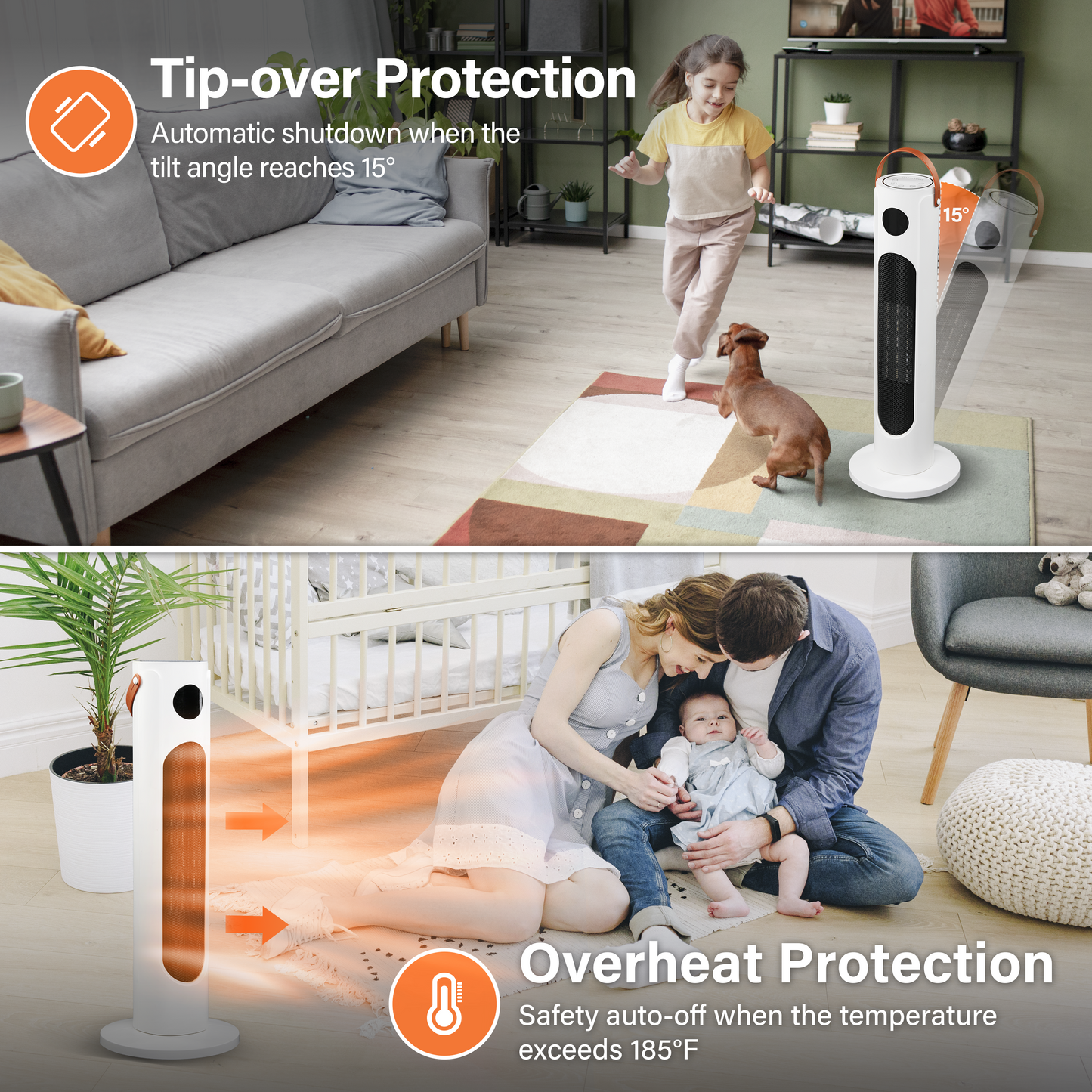 Simplelux Heater Fan, White