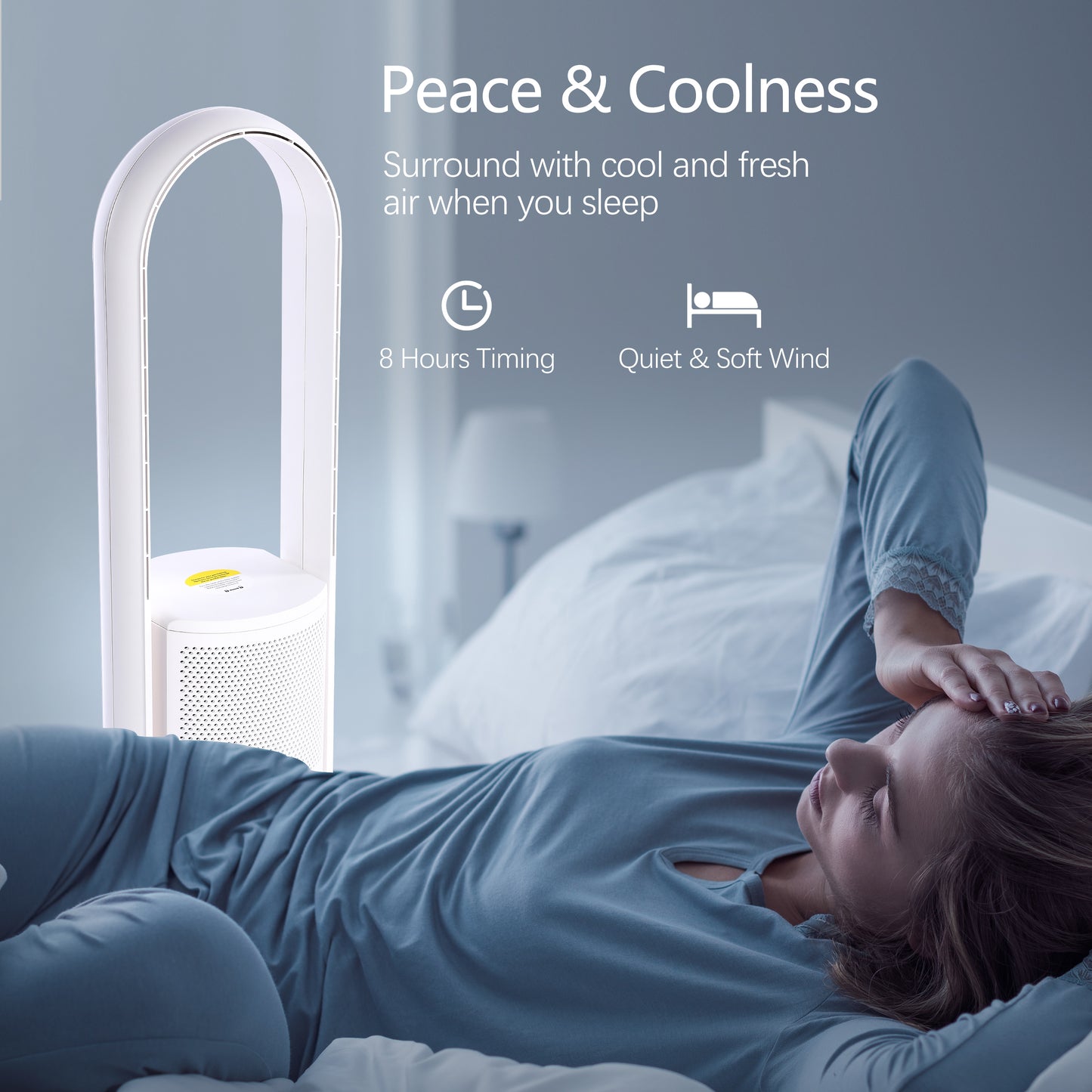 Simplelux Smart Air Purify Bladeless Fan