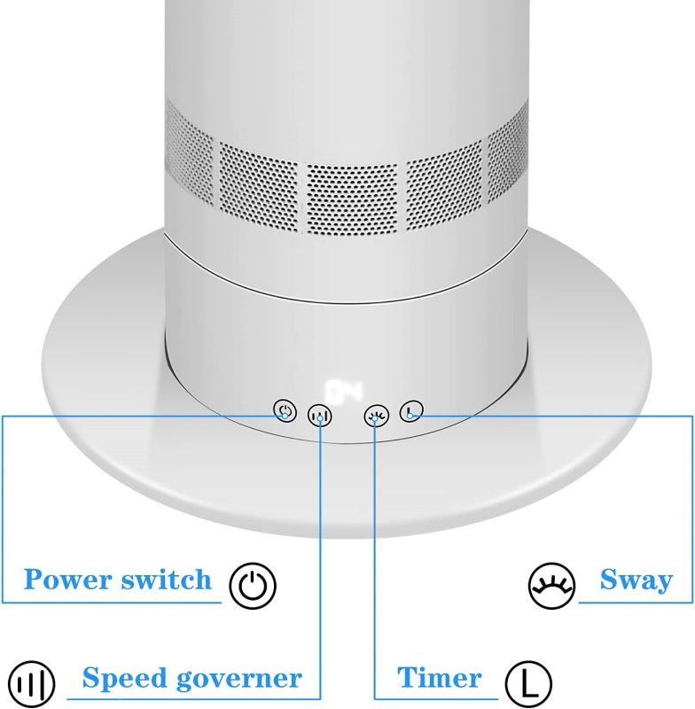 Simplelux Bladeless Fan, white