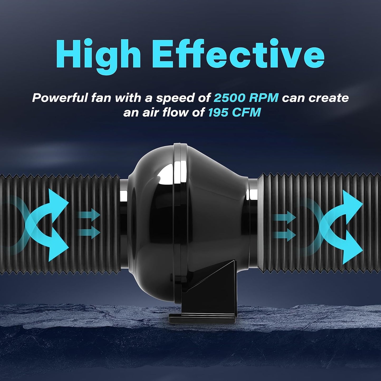 Simplelux 4 Inch Inline Duct Ventilation Fan