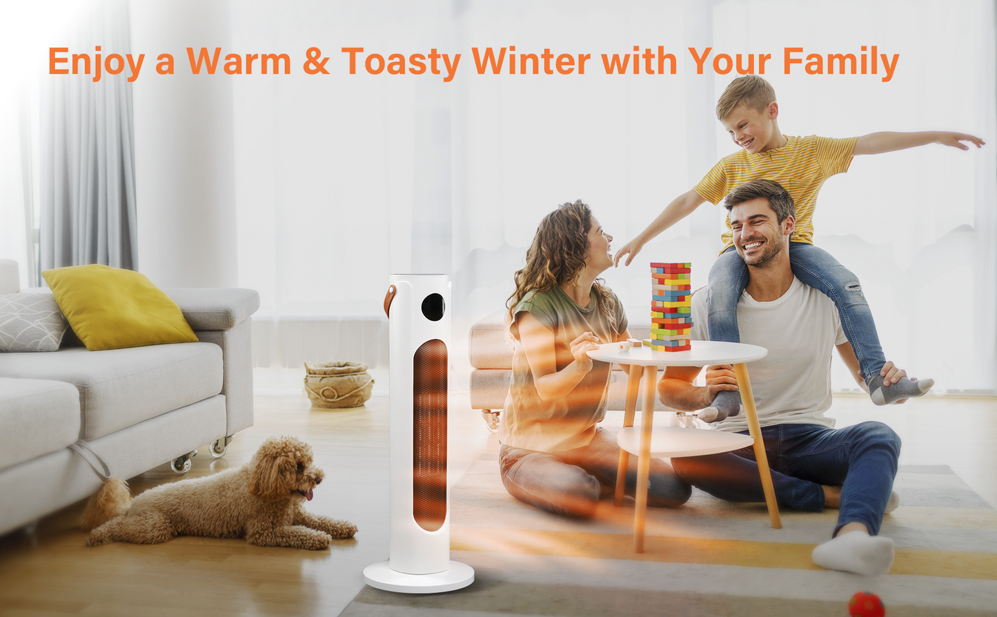 Simplelux Heater Fan, White