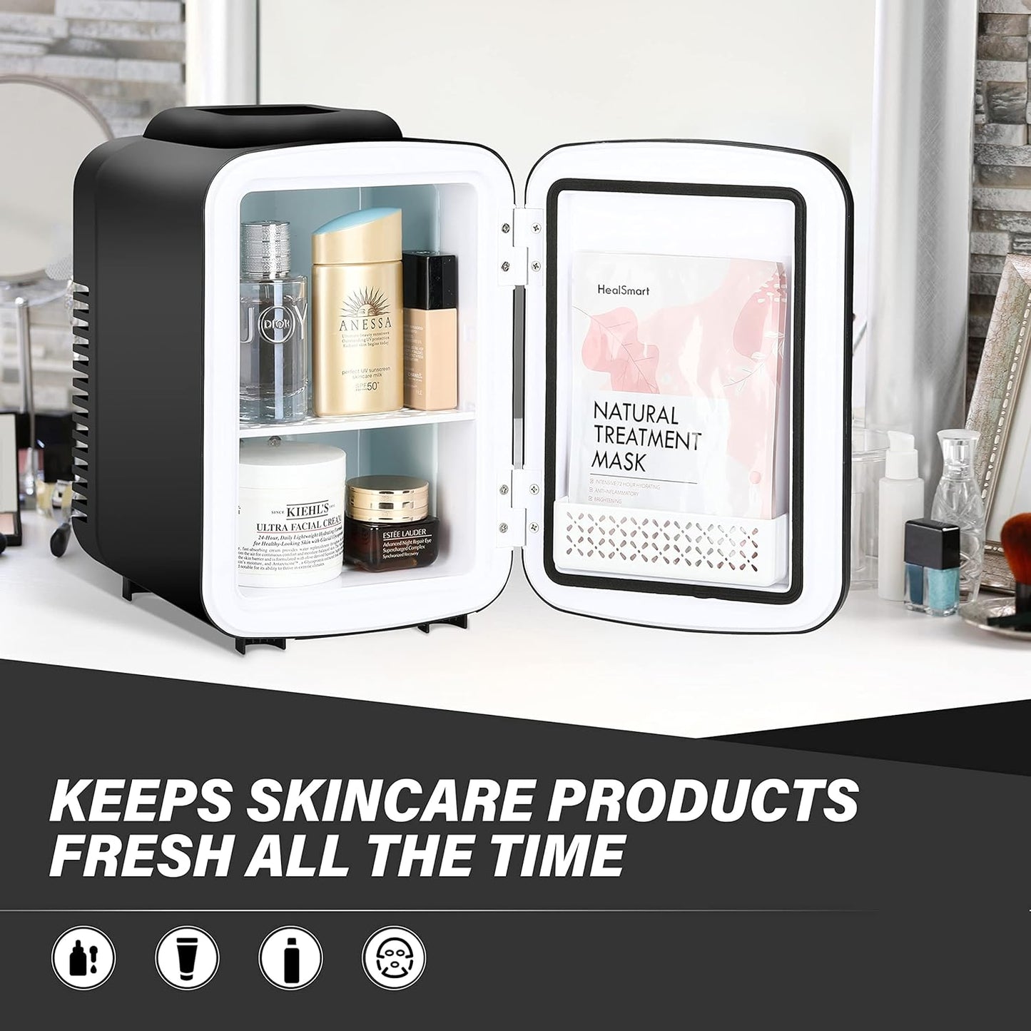 Simplelux Mini refrigerator Black