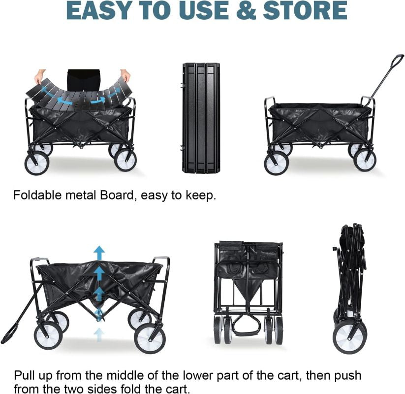 Simplelux Garden cart with Collapsible Aluminum Alloy Board