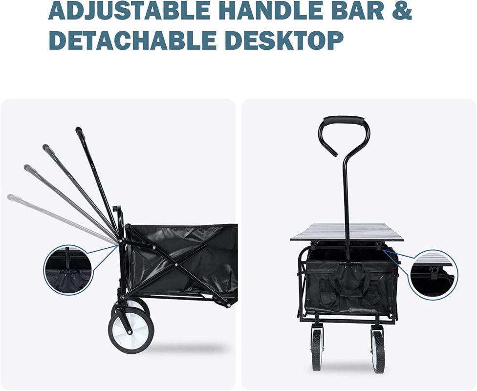 Simplelux Garden cart with Collapsible Aluminum Alloy Board