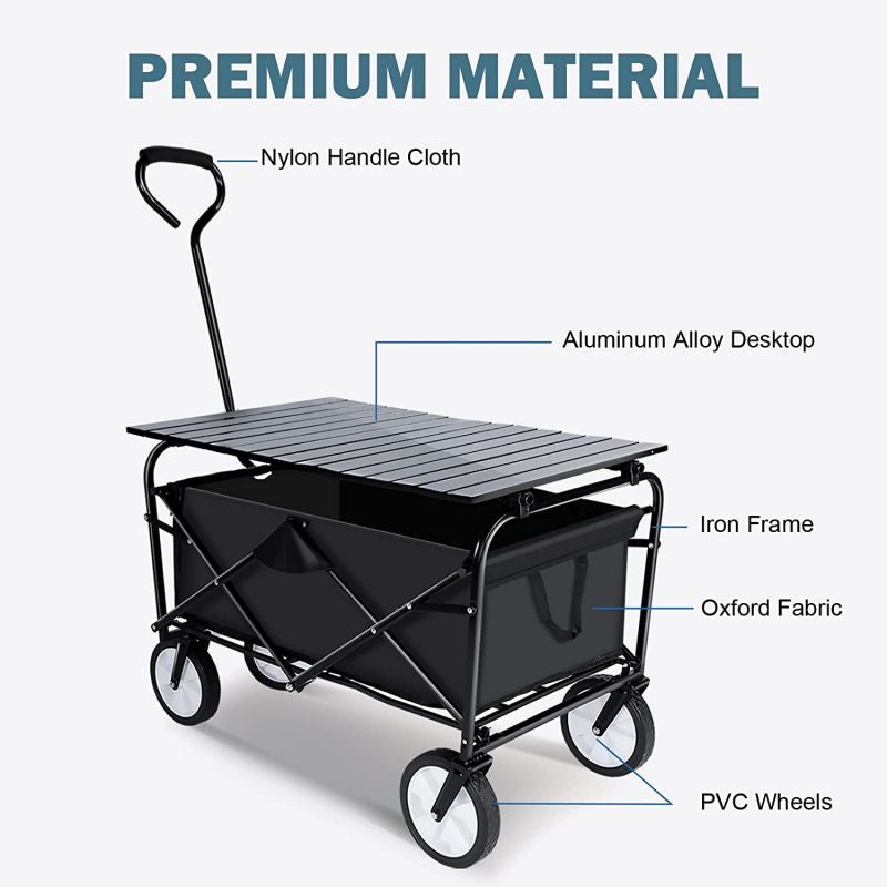 Simplelux Garden cart with Collapsible Aluminum Alloy Board