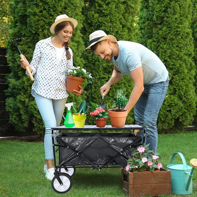 Simplelux Garden cart with Collapsible Aluminum Alloy Board
