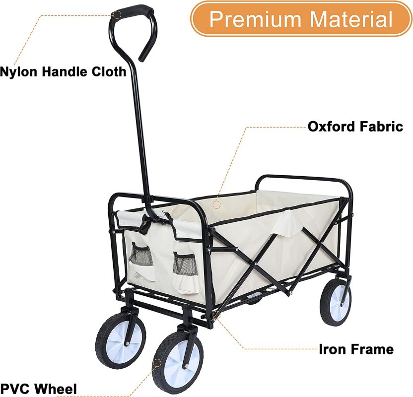 Simplelux Garden Cart, White
