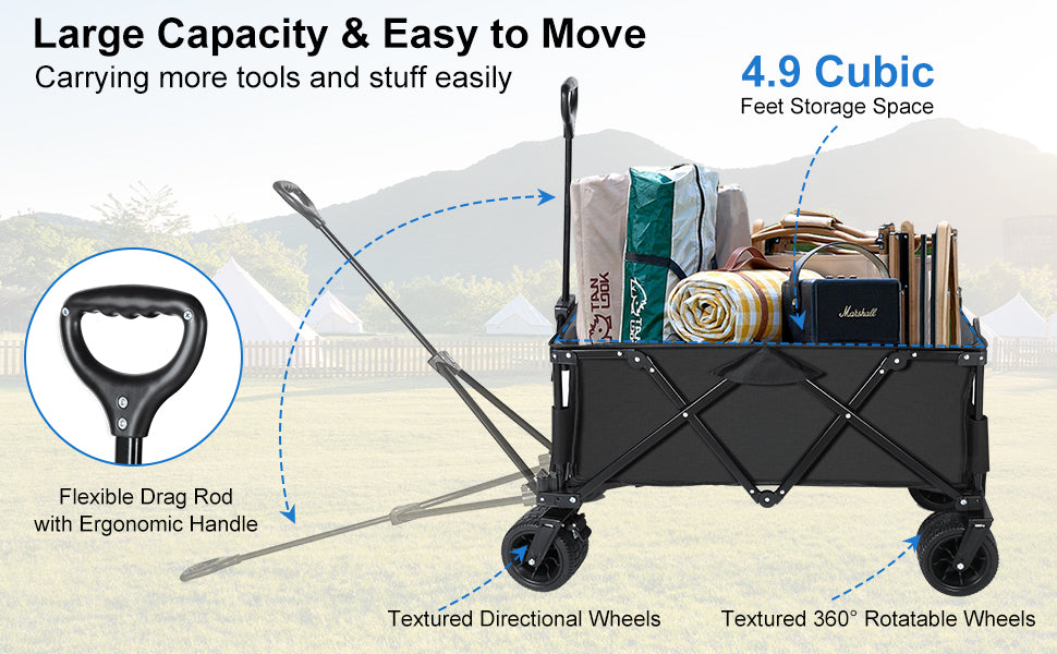 Outdoor Camping Vehicle, Black