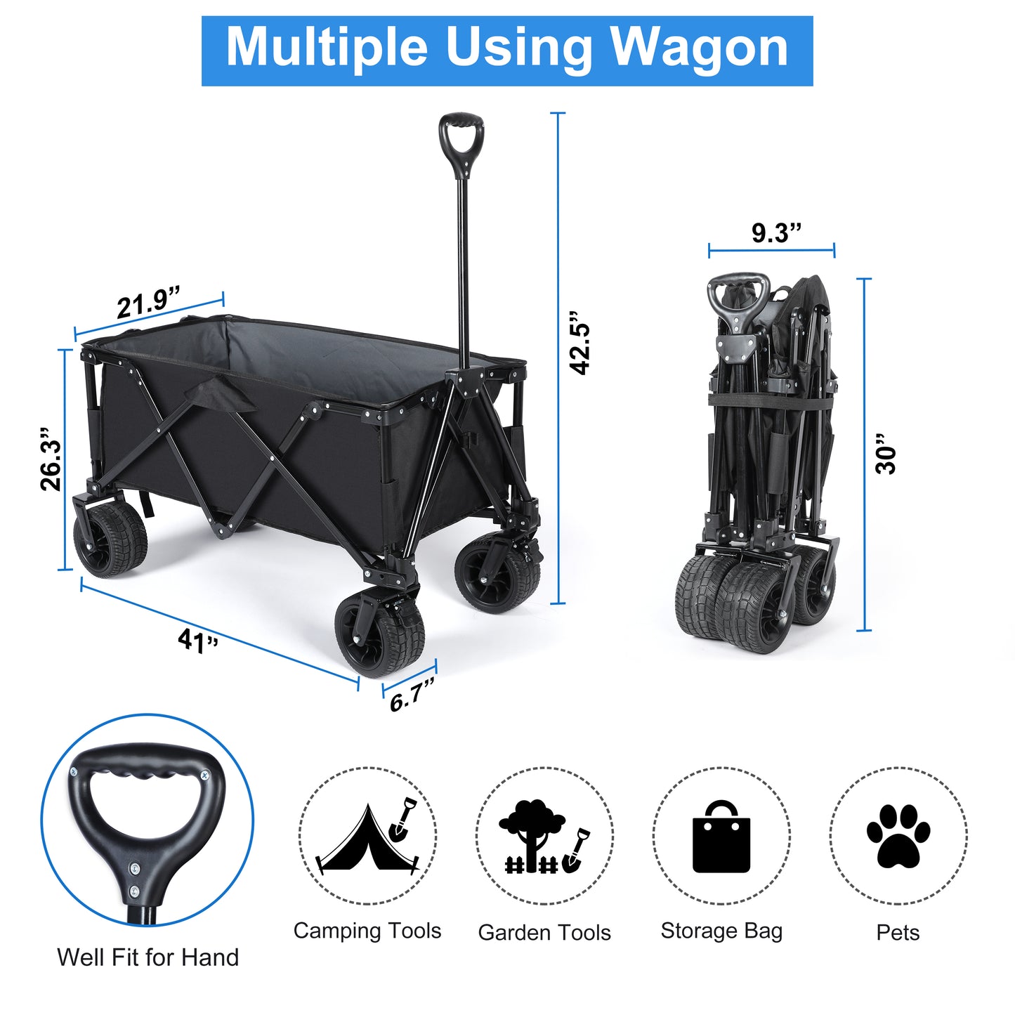 Outdoor Camping Vehicle, Black