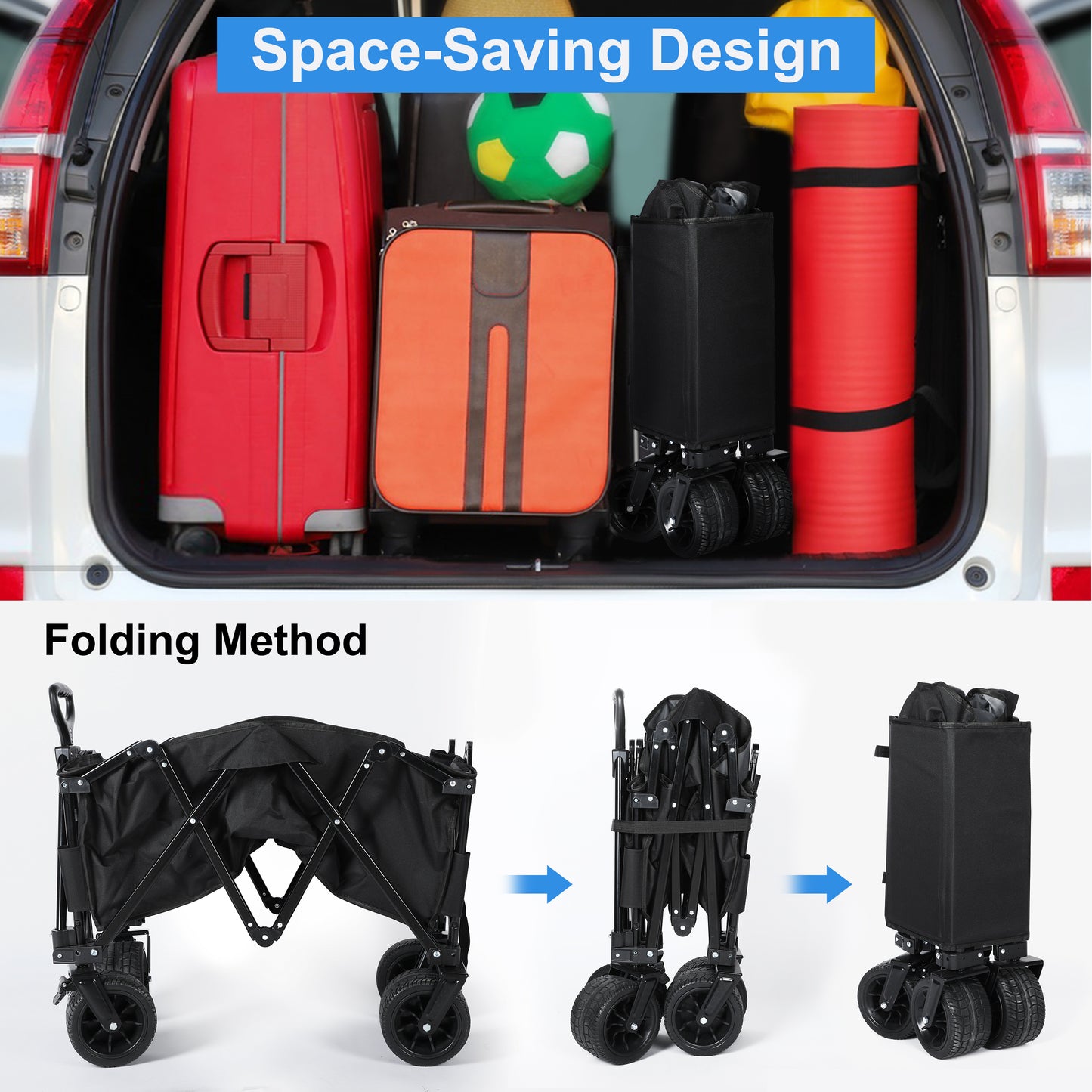 Outdoor Camping Vehicle, Black