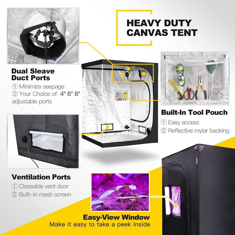 Simplelux Grow Tent, Black