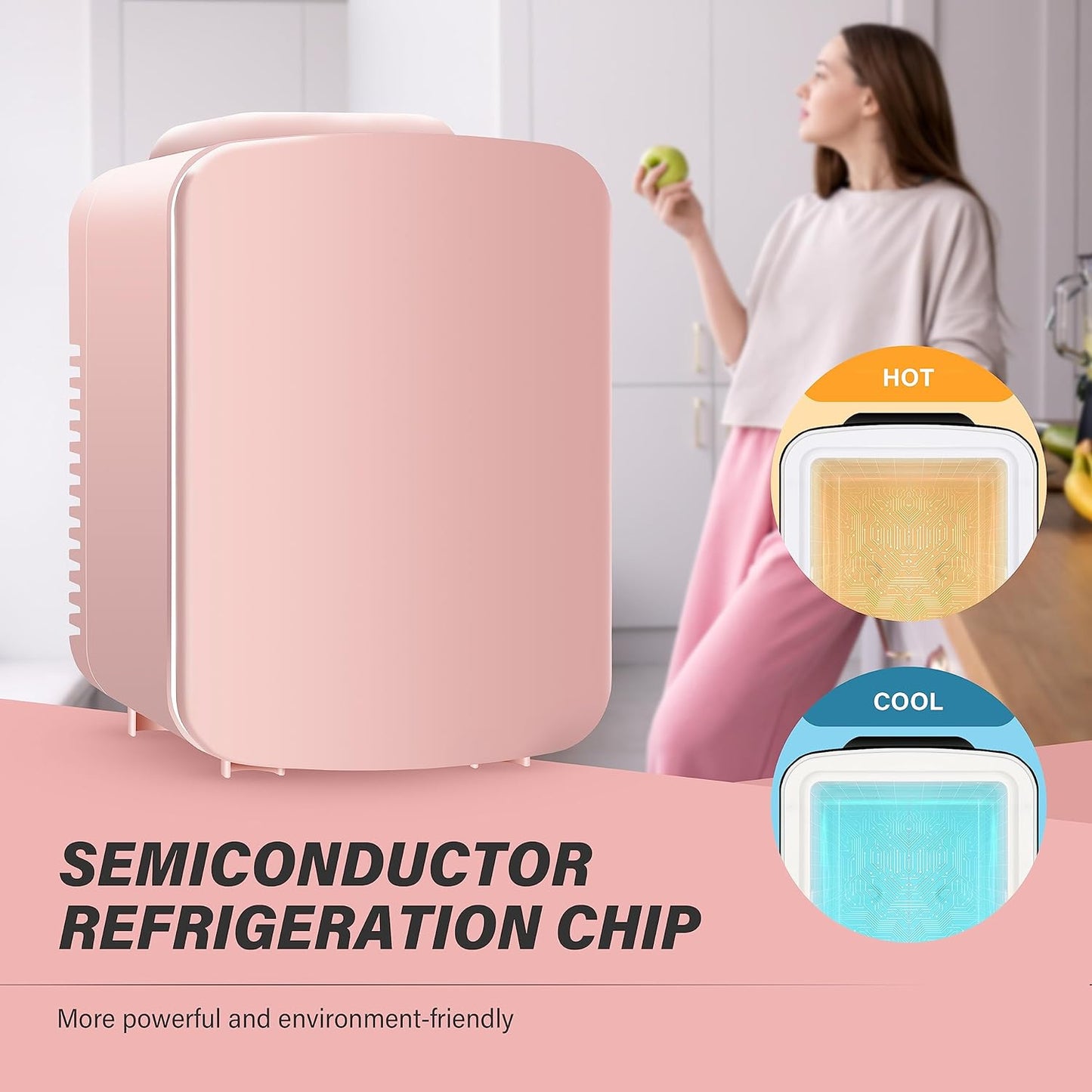 Simplelux Mini refrigerator Pink