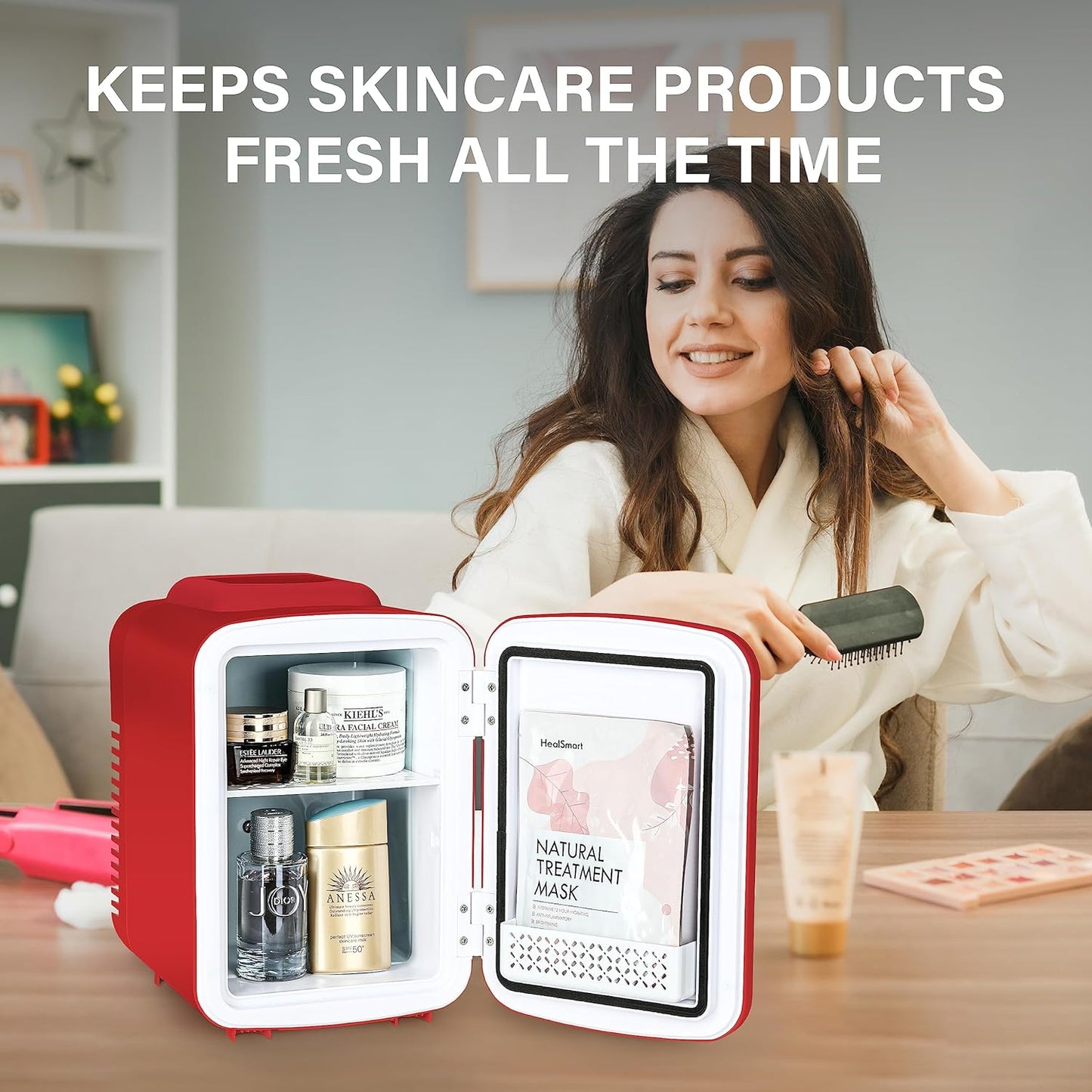 Simplelux Mini refrigerator Red