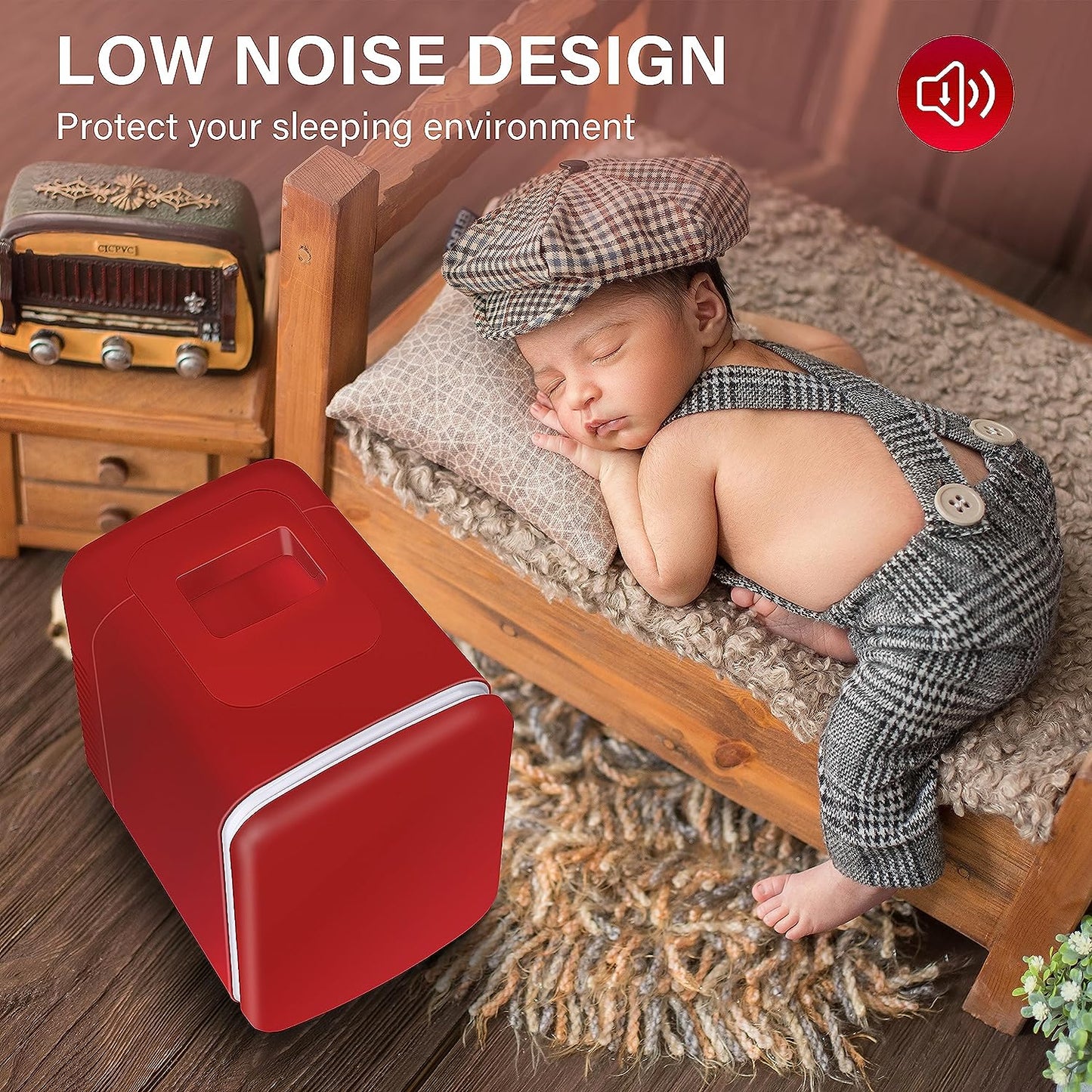 Simplelux Mini refrigerator Red