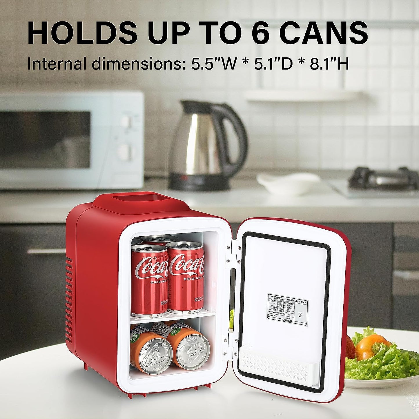 Simplelux Mini refrigerator Red