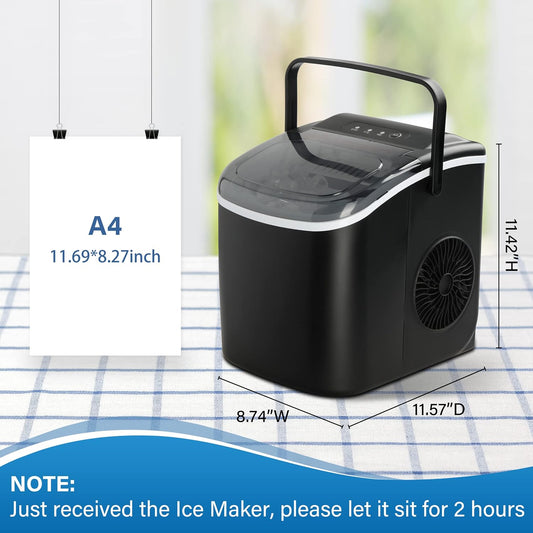Simplelux Ice maker machine Black