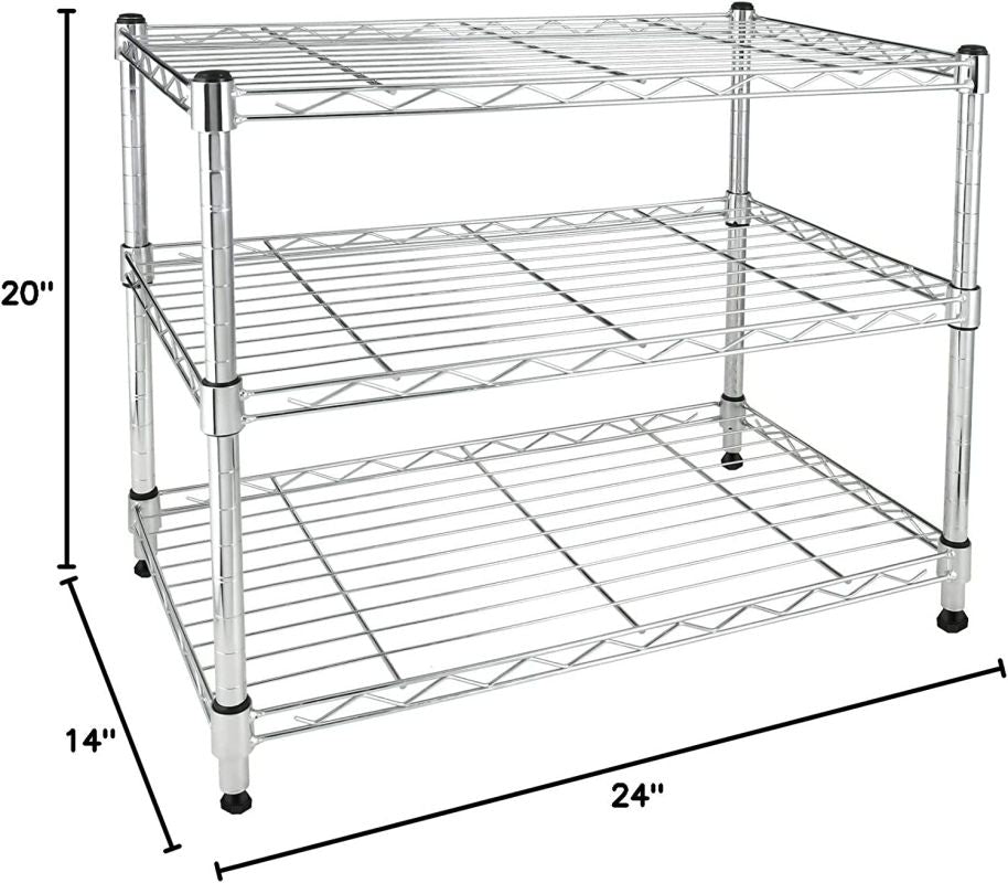 Simplelux 3-Tier Shelving Rack