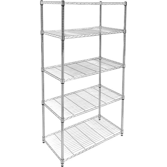 Simplelux 5 Tier Storage Racks and Shelving ,Heavy Steel Material Pantry Shelves