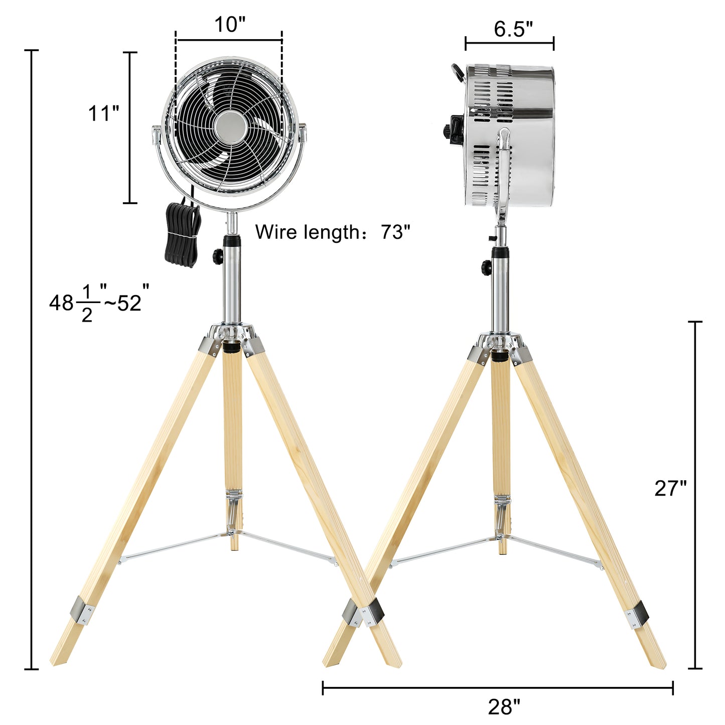 Simplelux Tripod Pedestal Fan