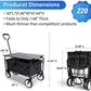 Simplelux Garden cart with Collapsible Aluminum Alloy Board