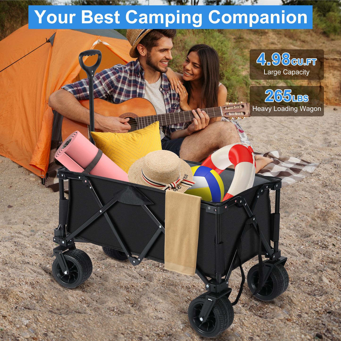 Outdoor Camping Vehicle, Black
