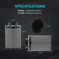 Simplelux 4 Inch Air Carbon Filter, Black